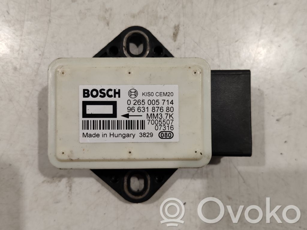 Peugeot 407 ESP acceleration yaw rate sensor 