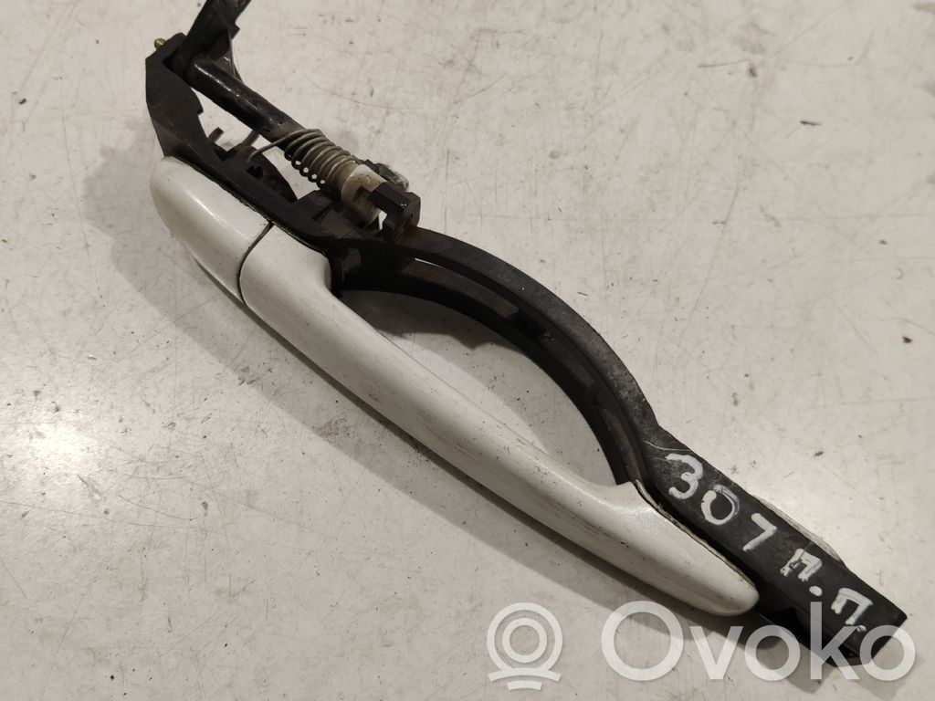 Peugeot 307 Klamka zewnętrzna drzwi przednich 