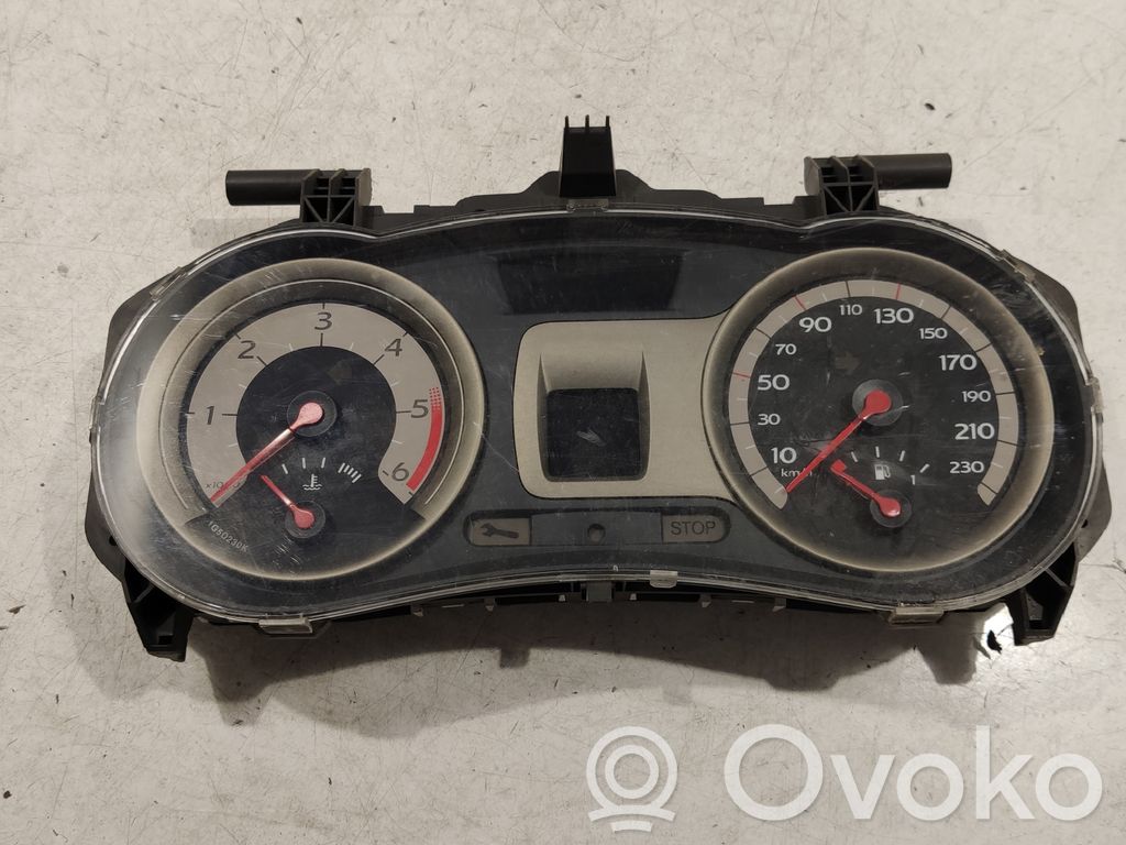 Renault Clio III Speedometer (instrument cluster) 