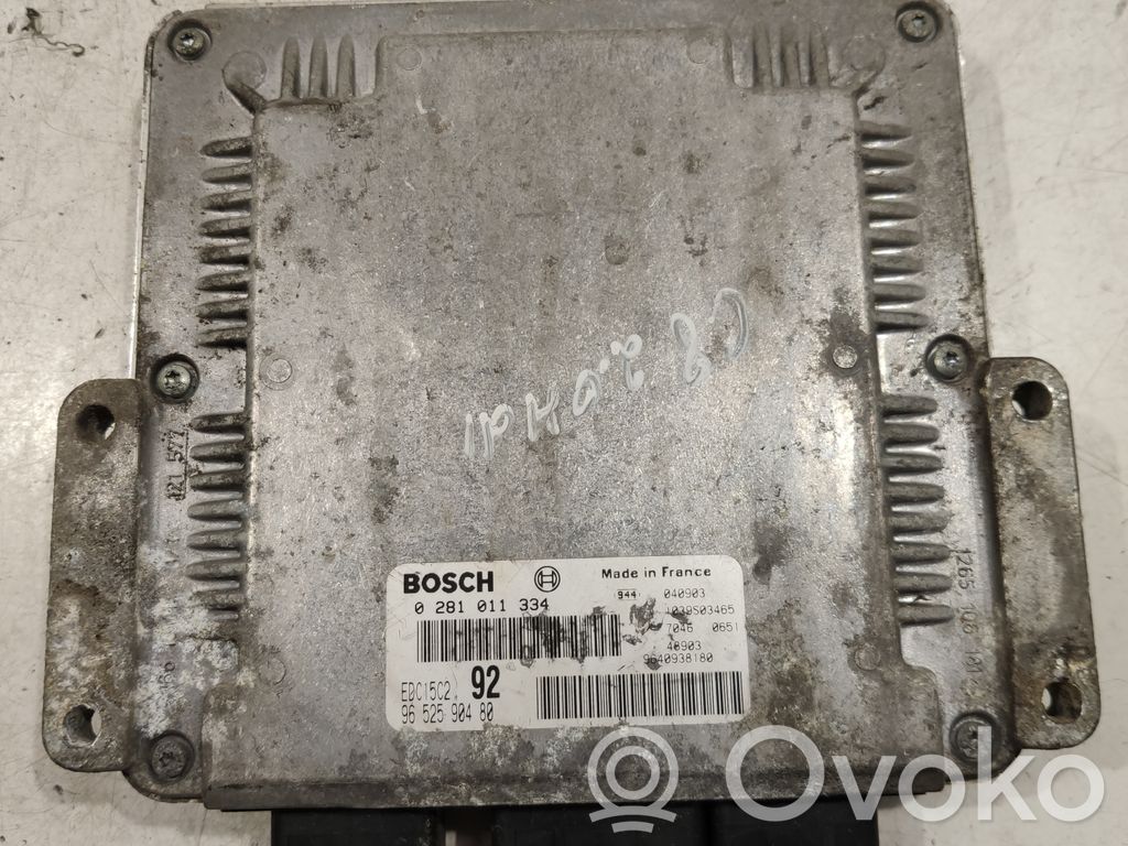 Engine control unit/module ECU   0281011334,9652590480