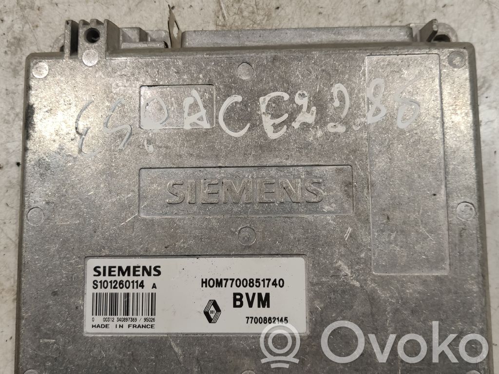 Engine control unit/module ECU   S101260114A,S101260114A