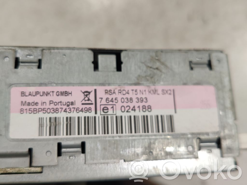 Peugeot 307 Radio/CD/DVD/GPS head unit 