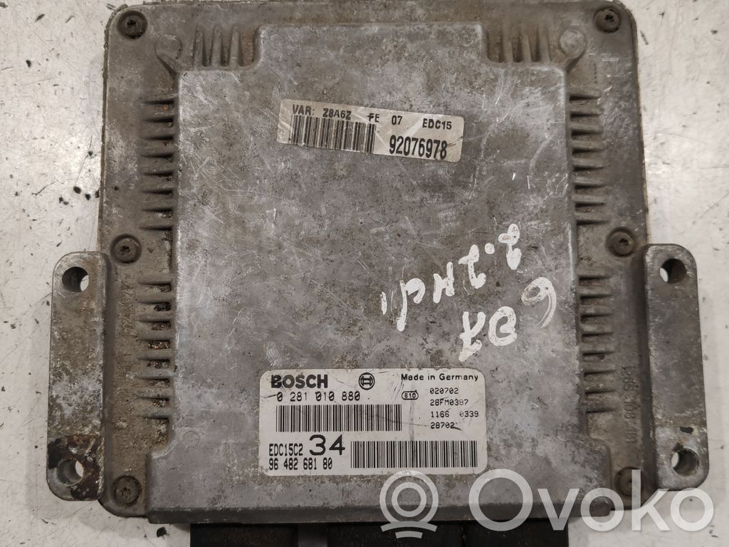 Peugeot 607 Engine control unit/module ECU 