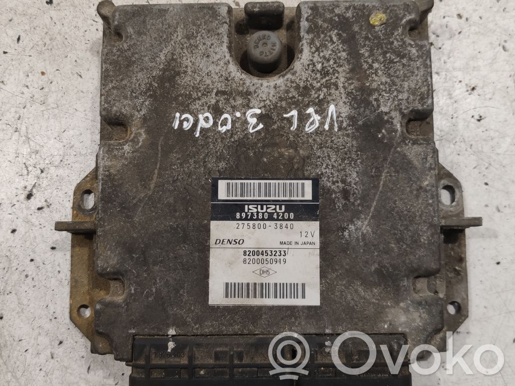 Renault Vel Satis Engine control unit/module ECU 