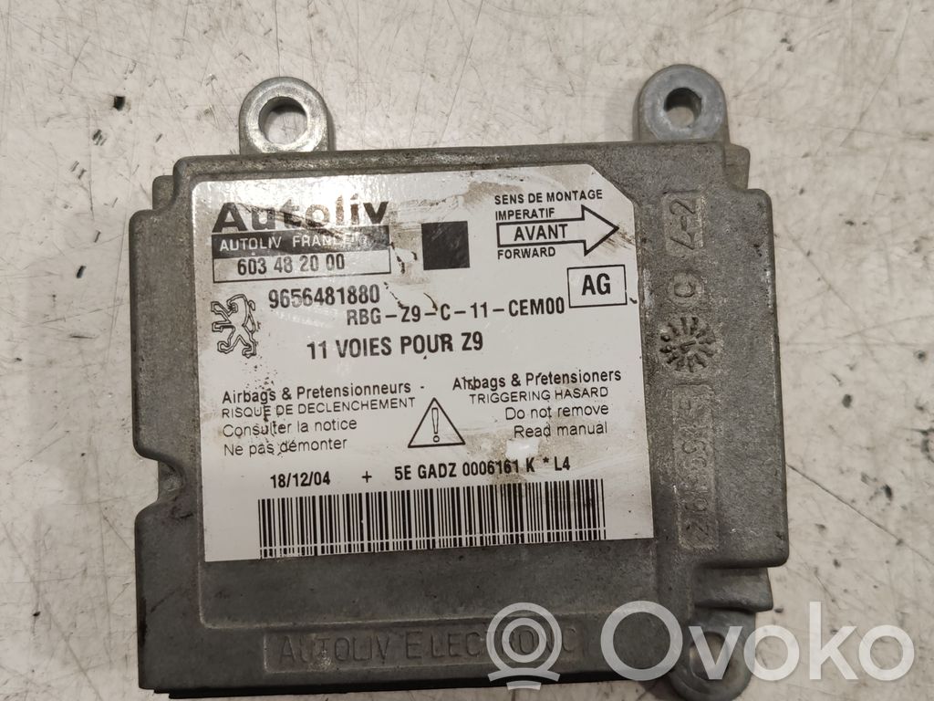 Peugeot 607 Airbag control unit/module 