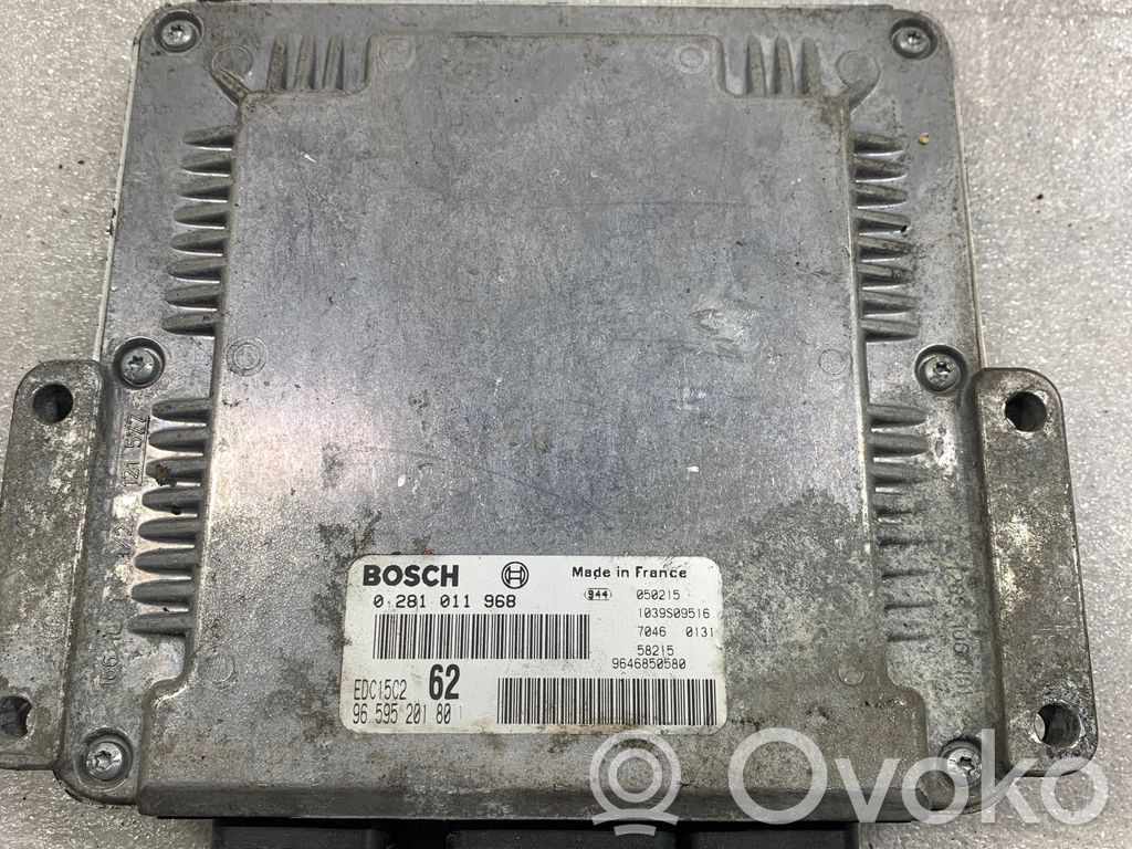 Peugeot 807 Engine control unit/module 