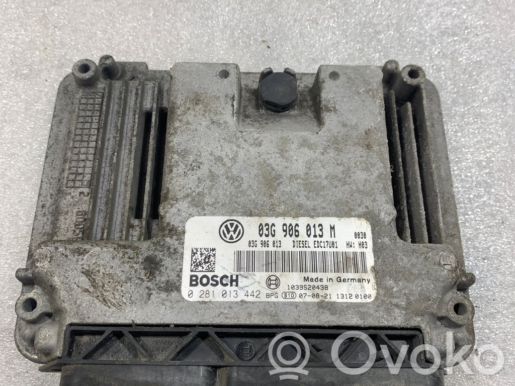 Skoda Fabia Mk2 (5J) Engine control unit/module 