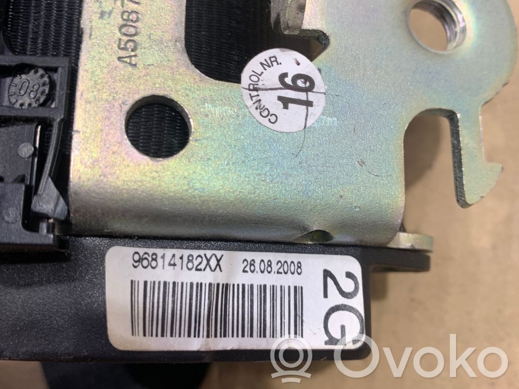 Peugeot 308 Rear seatbelt 