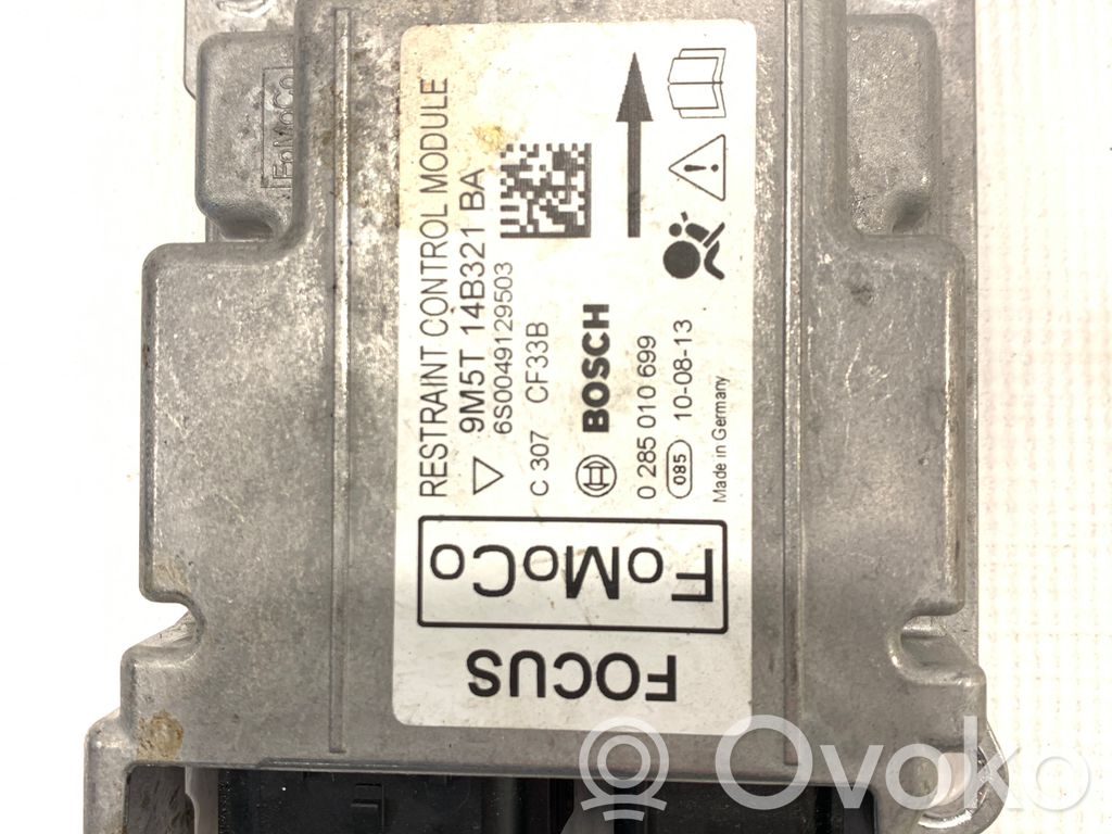 Airbag control unit/module   9M5T14B321BA,0285010699,6S0049129503
