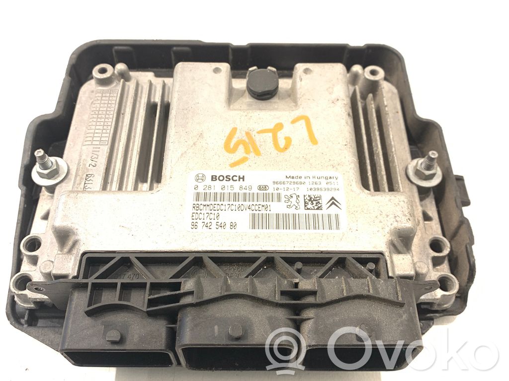 Citroen C3 Engine control unit/module 