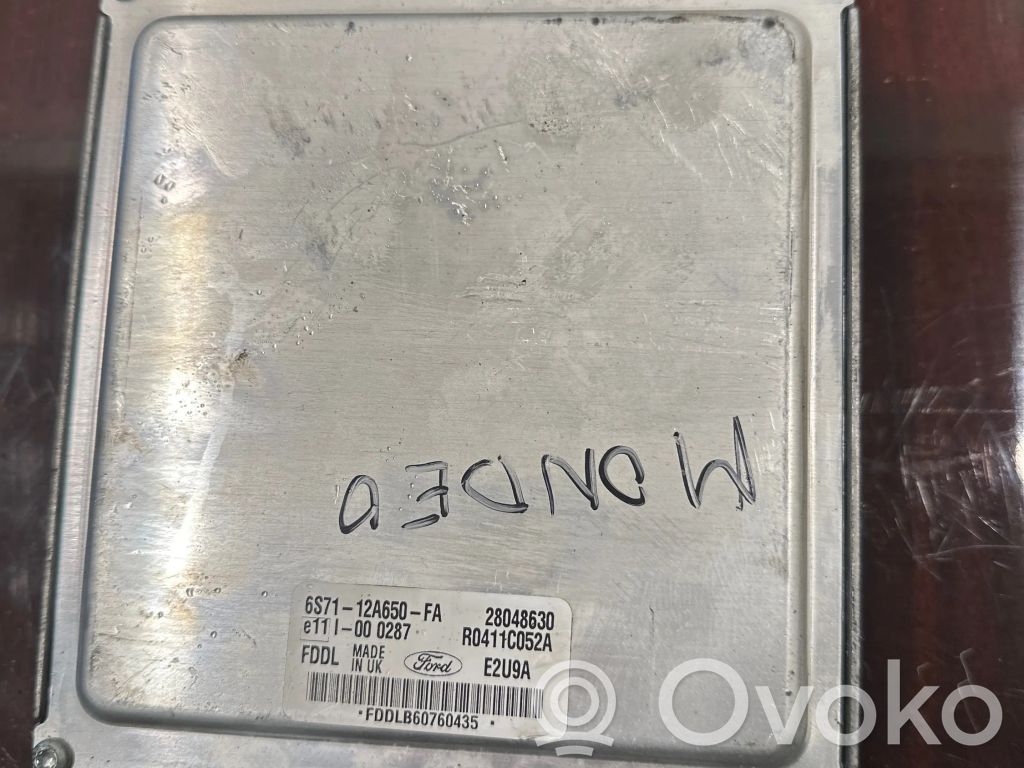 Engine control unit/module   6S7112A650FA,R0411C052A