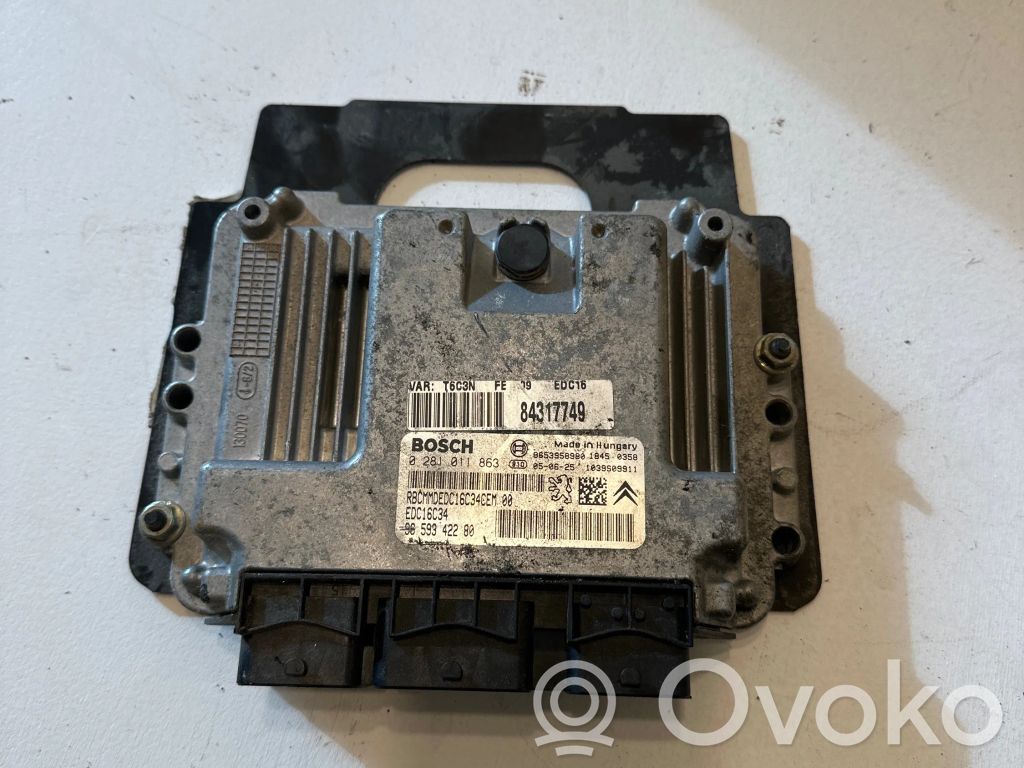 Citroen C4 I Engine control unit/module 