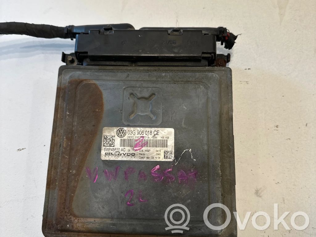 Engine control unit/module   03G906018CE,5WP45610AC