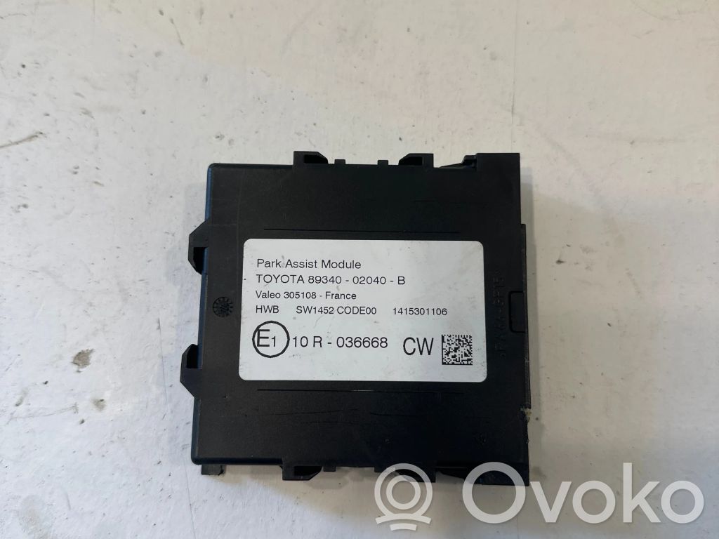 Toyota Auris E180 Unidad de control/módulo PDC de aparcamiento 