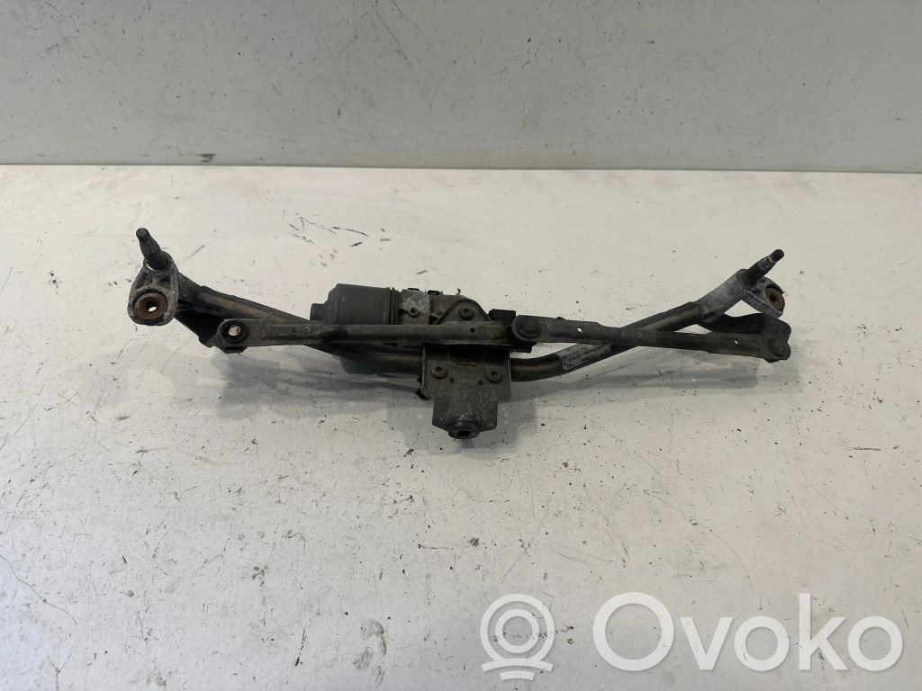 Volkswagen Polo IV 9N3 Mechanizm i silniczek wycieraczek szyby przedniej / czołowej 