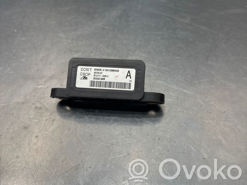 Mitsubishi Lancer X ESP acceleration yaw rate sensor 
