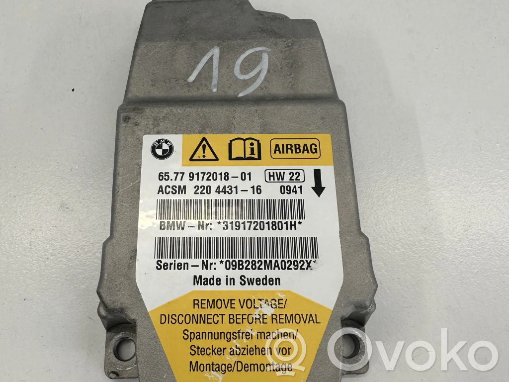Airbag control unit/module   6577917201801,220443116