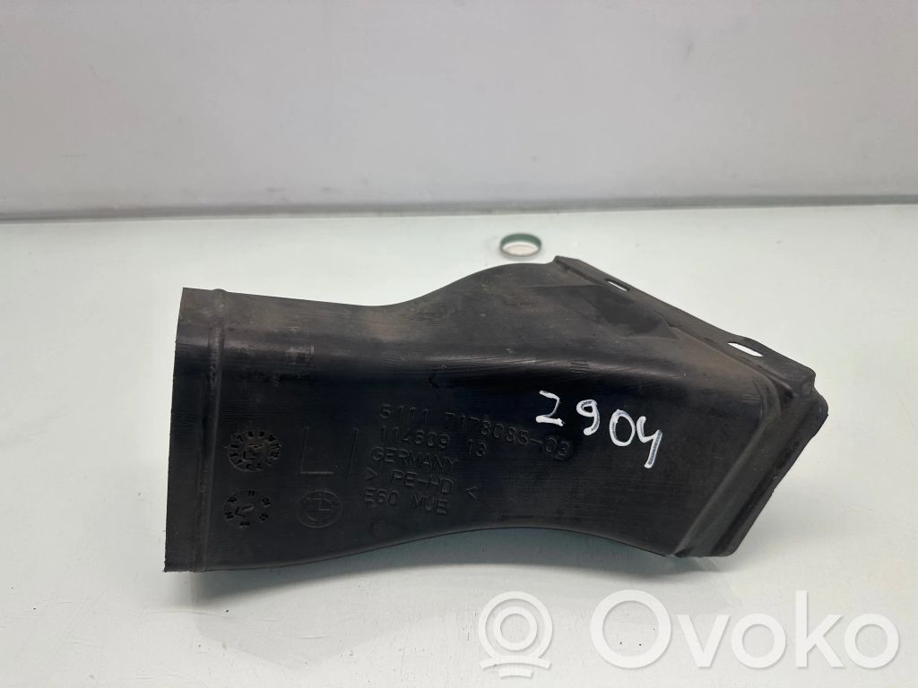BMW 5 E60 E61 Intercooler air channel guide 