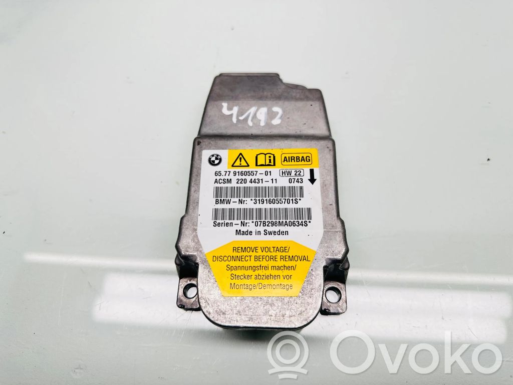 BMW 5 E60 E61 Airbag control unit/module 