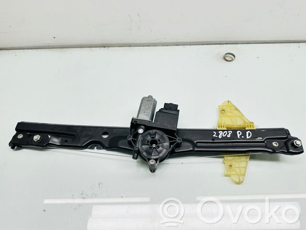 Citroen Jumpy Front door window regulator with motor 