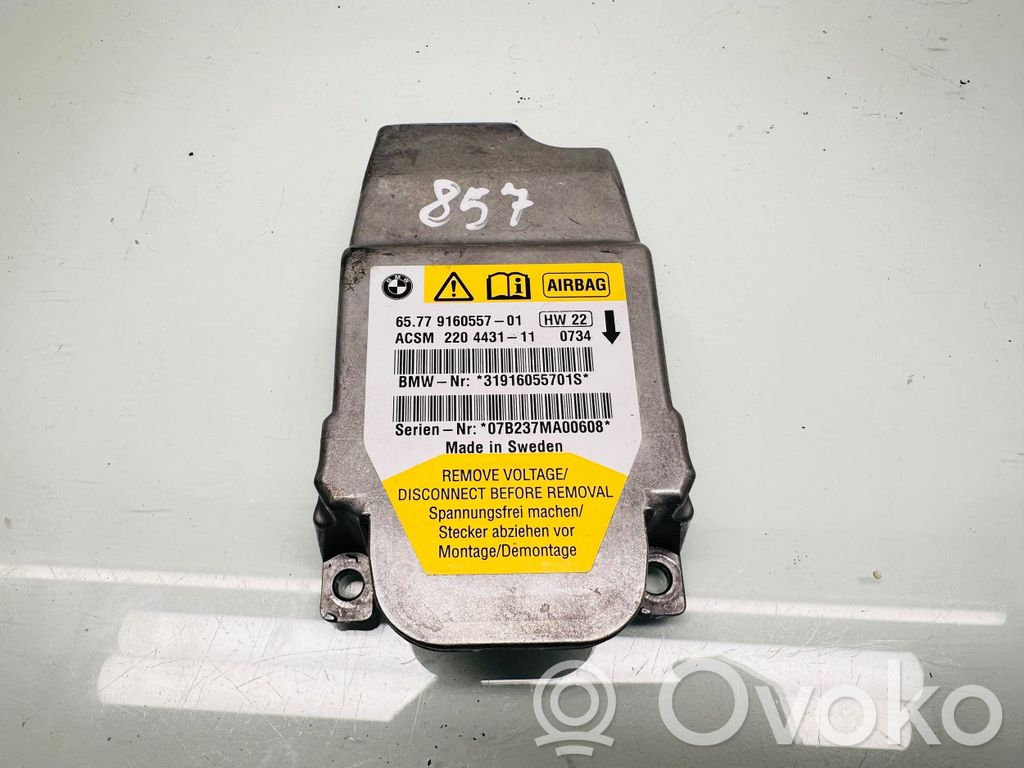 BMW 5 E60 E61 Airbag control unit/module 