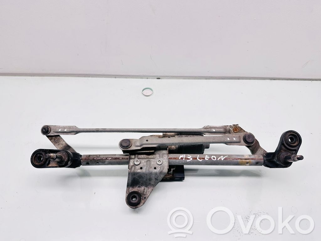 Seat Leon (5F) Mechanizm i silniczek wycieraczek szyby przedniej / czołowej 