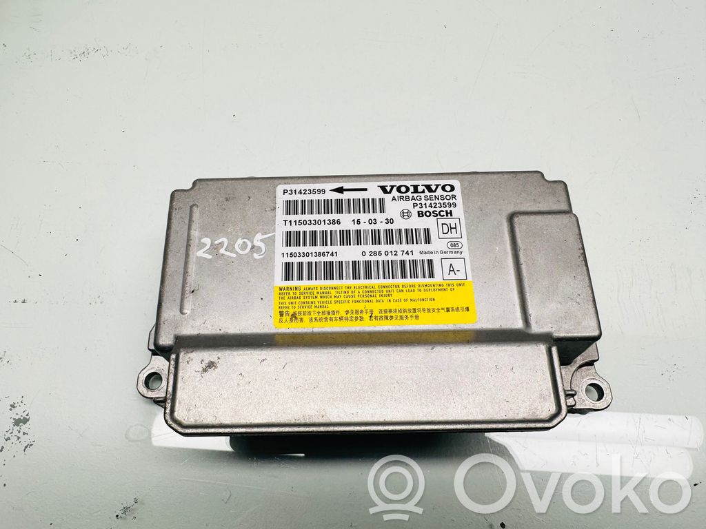 Airbag control unit/module   31423599,T11503301386