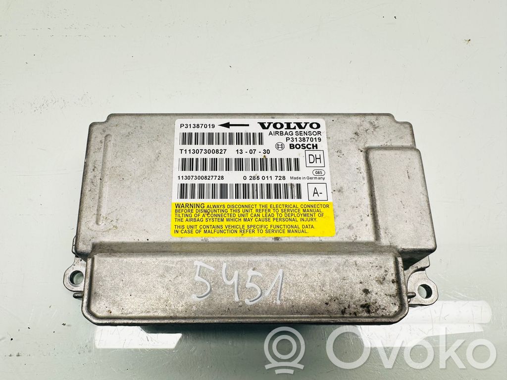 Volvo V70 Airbag control unit/module 