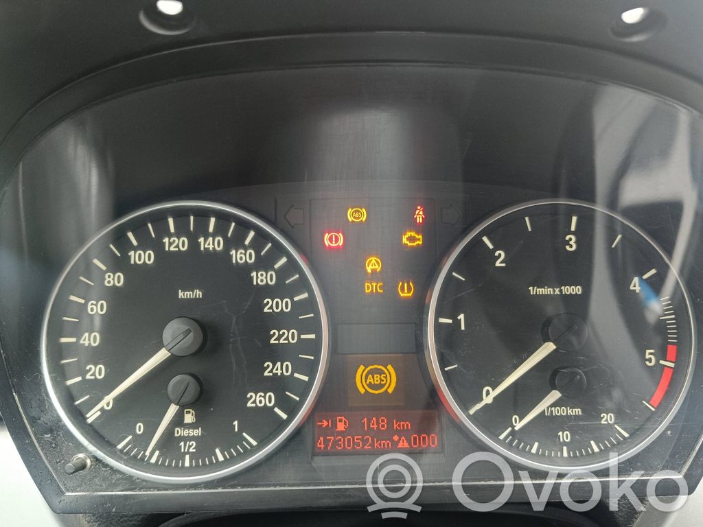 BMW 3 E90 E91 Speedometer (instrument cluster) 
