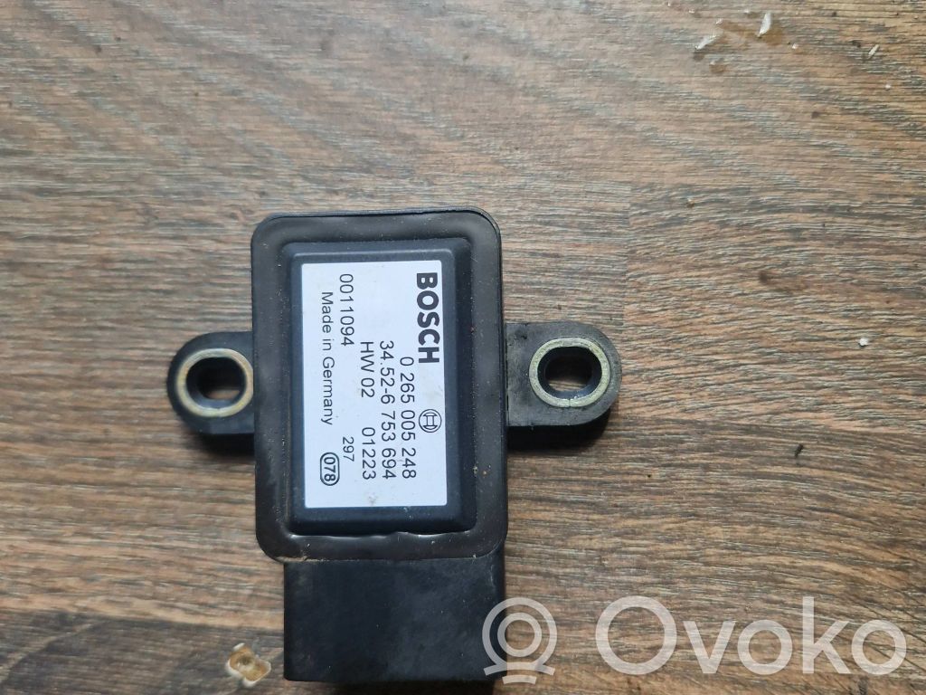 ESP acceleration yaw rate sensor   34526753694,0011094,0265005248