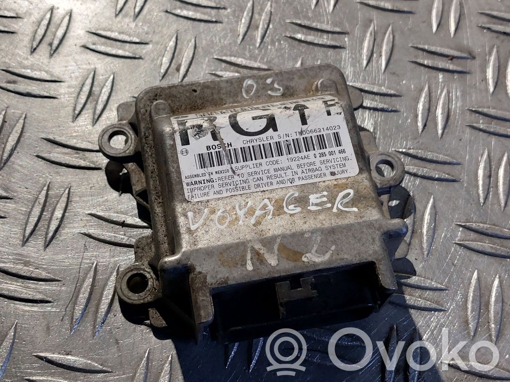Chrysler Voyager Airbag control unit/module 