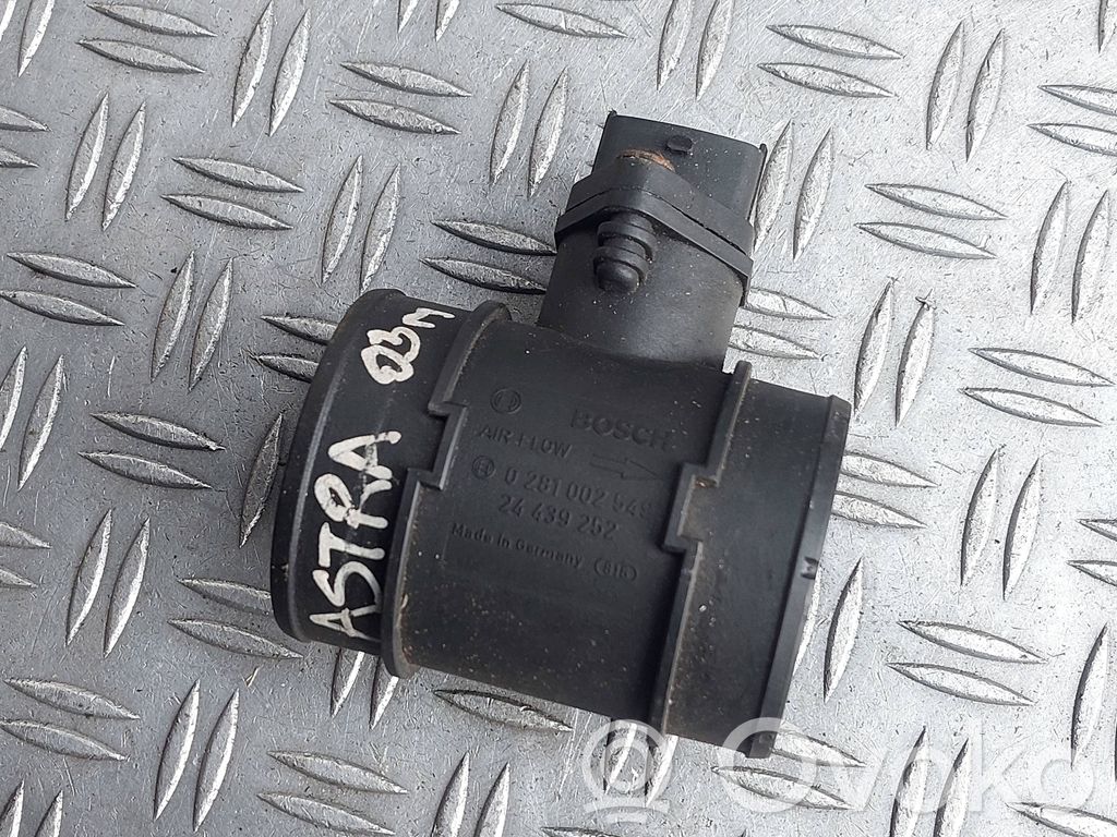 Opel Astra G Gaisa plūsmas mērītājs 