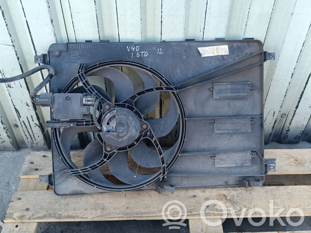 Volvo V40 Elektrinis radiatorių ventiliatorius 