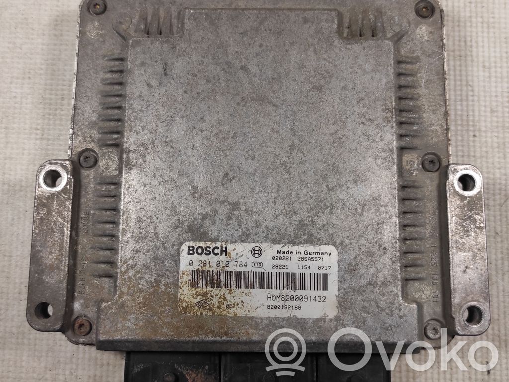Engine control unit/module ECU   0281010784,8200091432