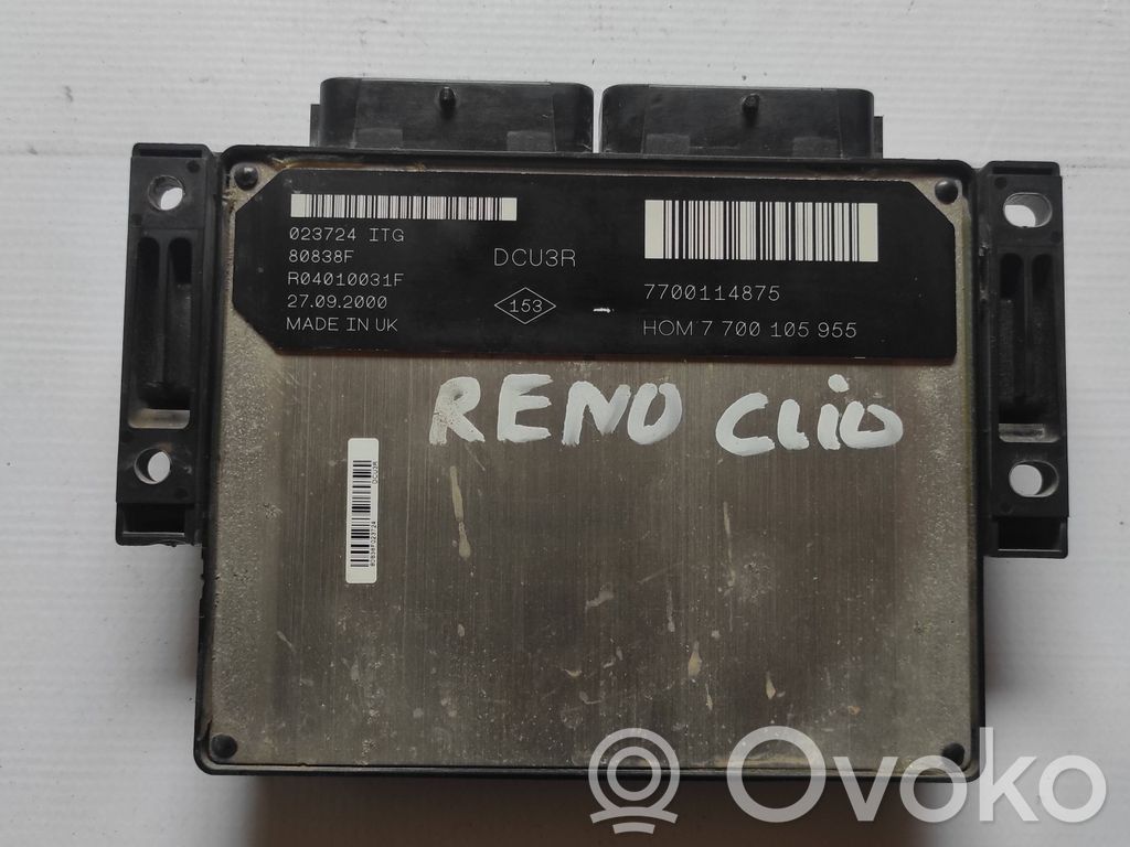 Renault Clio II Engine control unit/module 