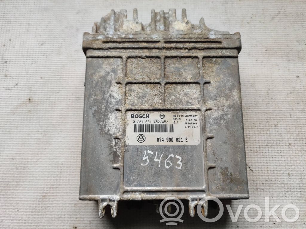 Engine control unit/module   074906021E,28SA2944,0281001452
