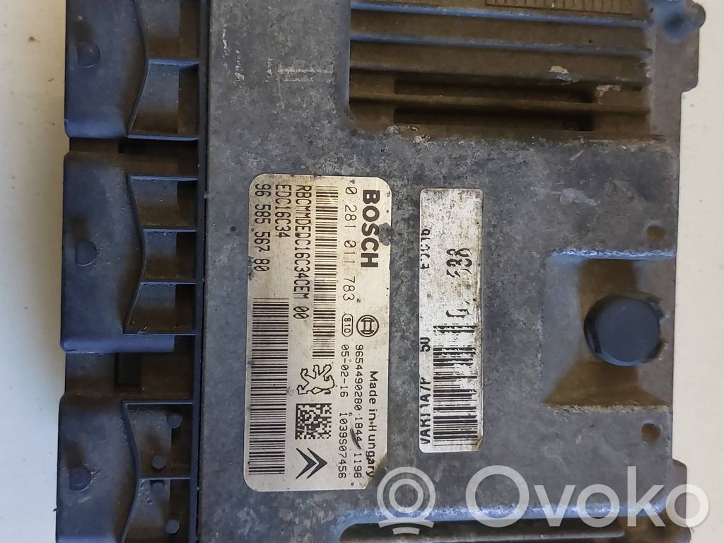 Peugeot 206 Engine control unit/module 
