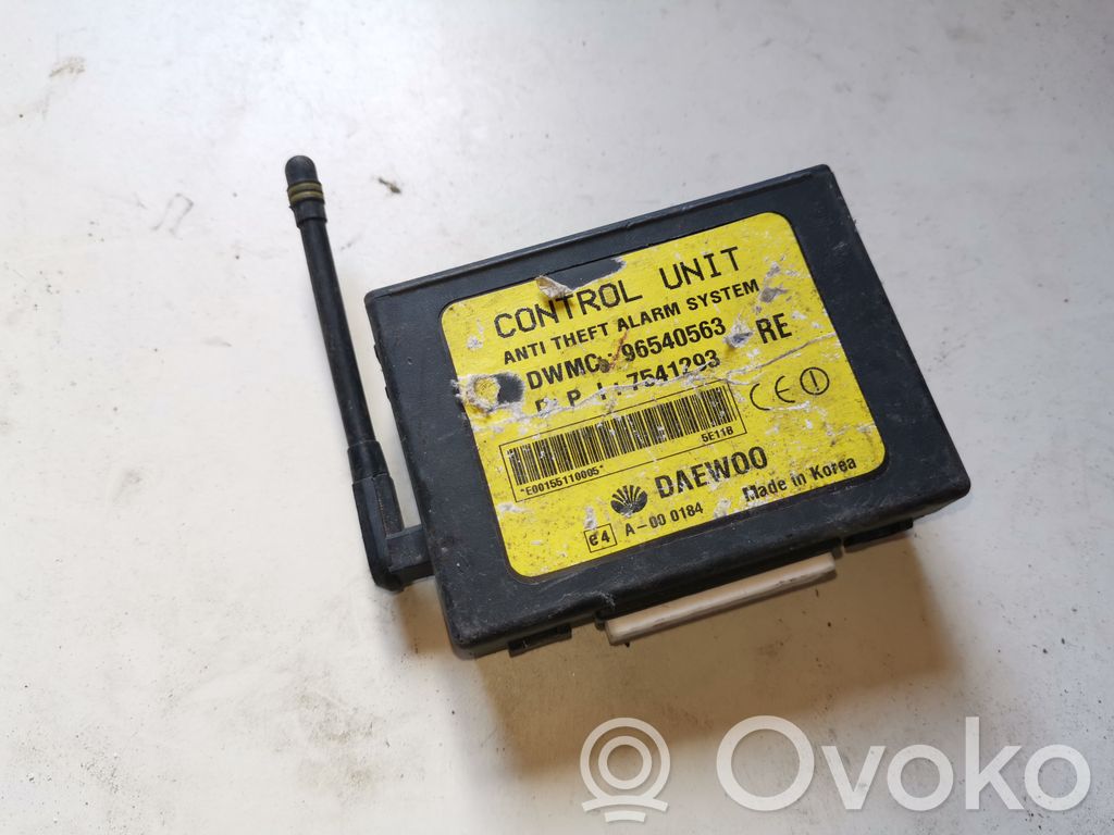 Chevrolet Kalos Other control units/modules 