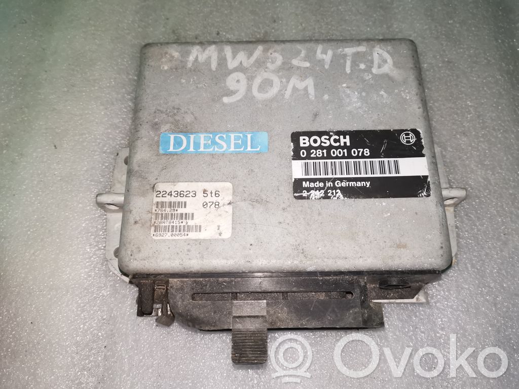 BMW 5 E34 Sterownik / Moduł ECU 