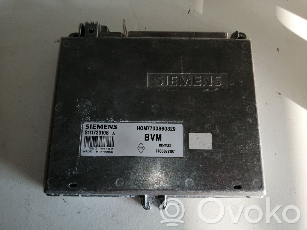 Engine control unit/module   7700872167,S111723105A