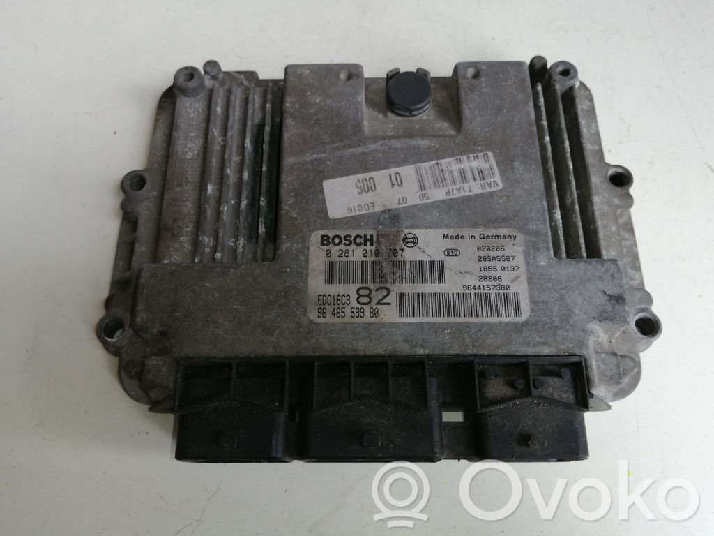 Peugeot 206 Engine control unit/module 