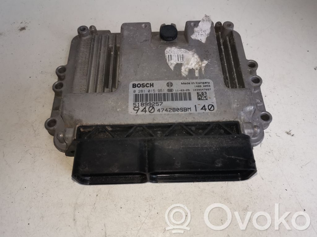 Alfa Romeo Giulietta Engine control unit/module 