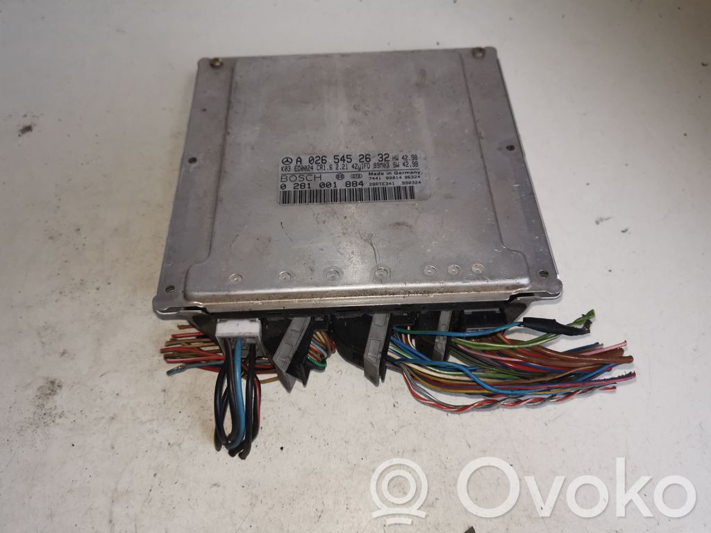 Engine control unit/module   A0265452632,0281001884