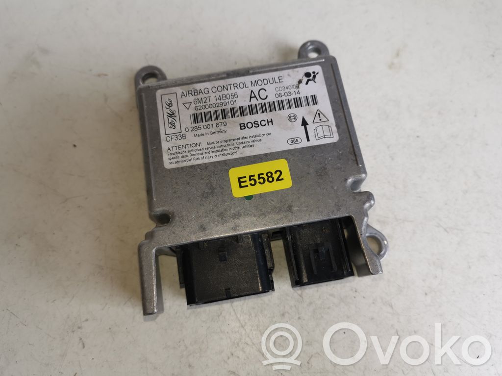 Airbag control unit/module   0285001679,6M2T14B056AC