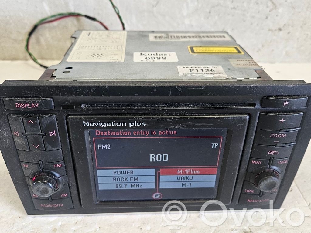 Audi A4 S4 B6 8E 8H Radio/CD/DVD/GPS head unit 