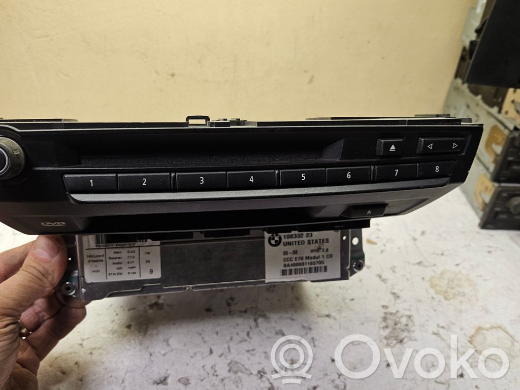 BMW X5 E70 Panel / Radioodtwarzacz CD/DVD/GPS 