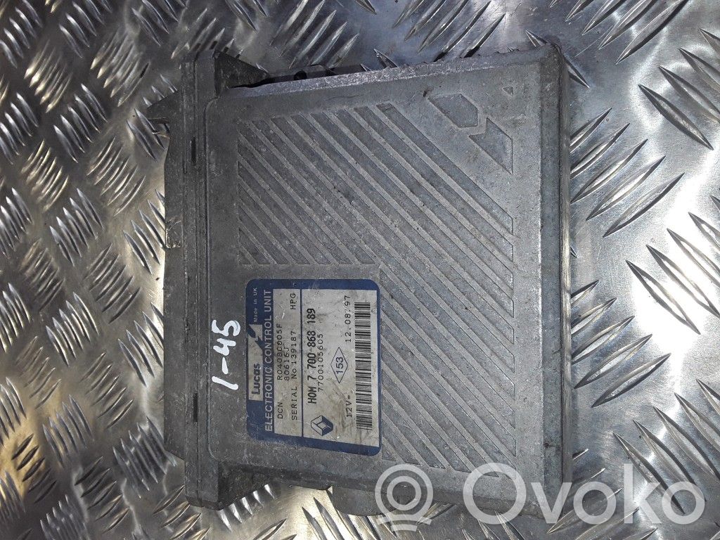 Engine control unit/module   HOM7700868189,7700105605
