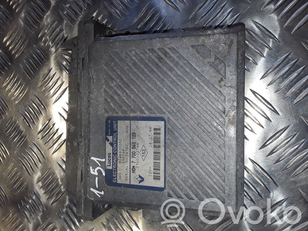 Renault Scenic I Engine control unit/module 