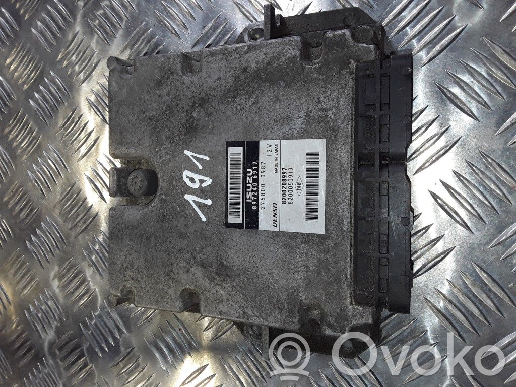 Engine control unit/module   8972406917,8200208997,8200050919