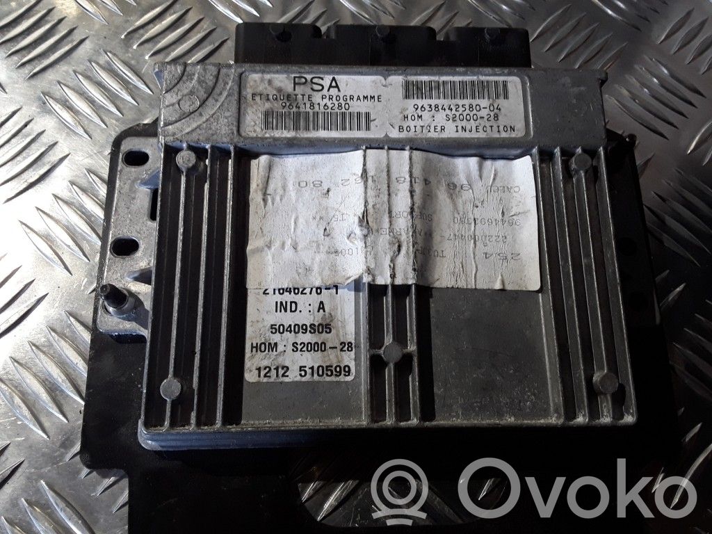 Peugeot 307 Engine control unit/module 